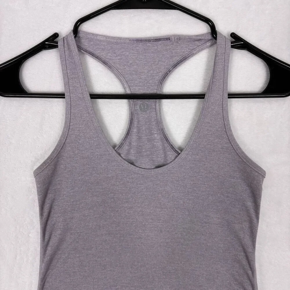Lululemon Heathered Purple Cool Racerback Tank‎ Top